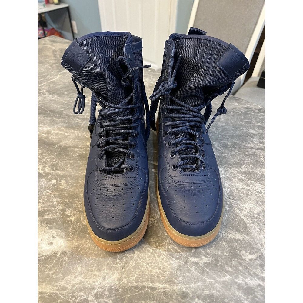 Size 10 - Nike Air Force 1 Midnight Navy 864024-400 Men's Series